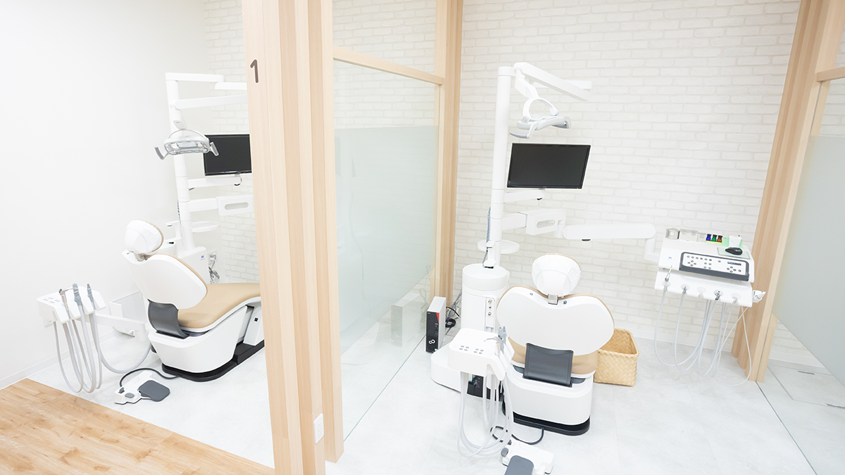 岐阜柳津デンタルクリニックの診療室